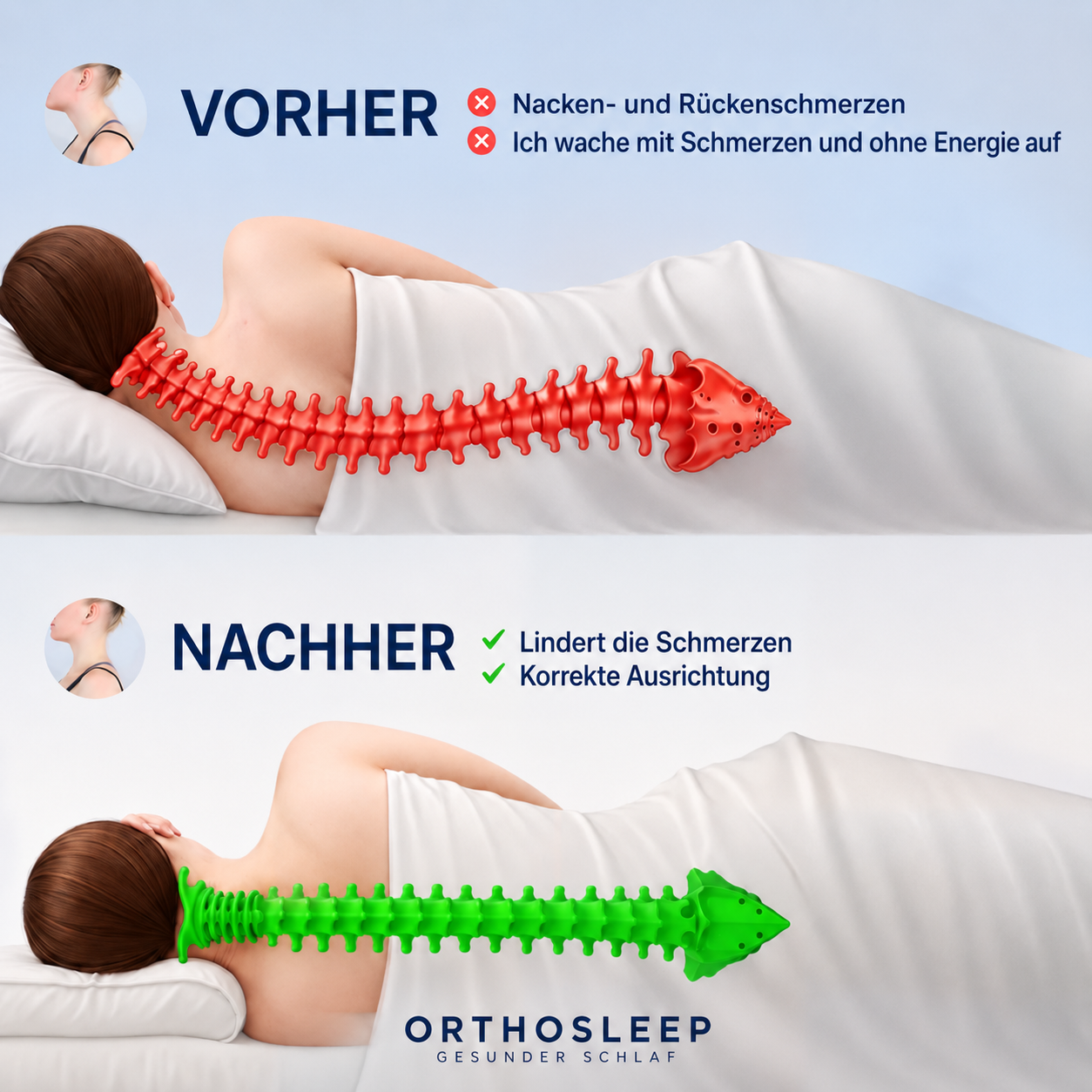 OrthoSleep™ – Nackenkissen